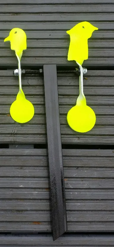 Mammal Headshot Double Spinner Airgun Target
