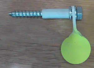 30mm Spinning Garden Airgun Target-2mm steel for pistols-airsoft
