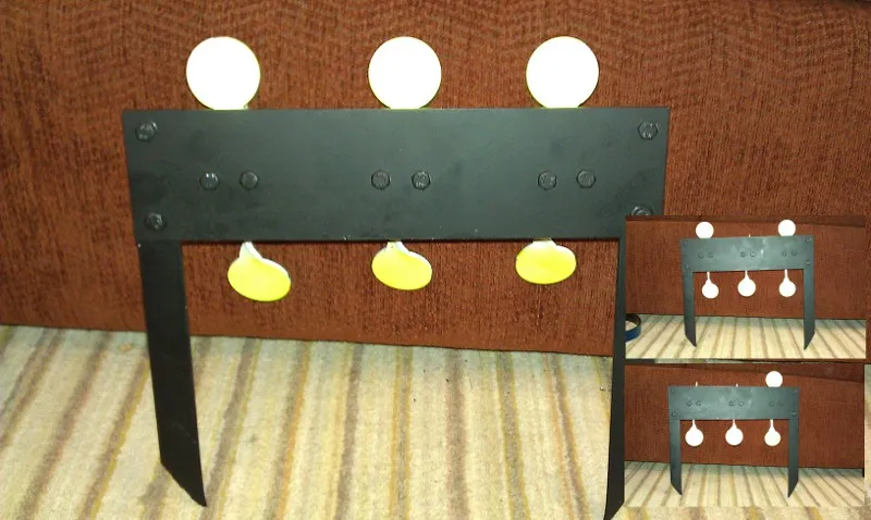Triple Cordless Resetting Airgun Target