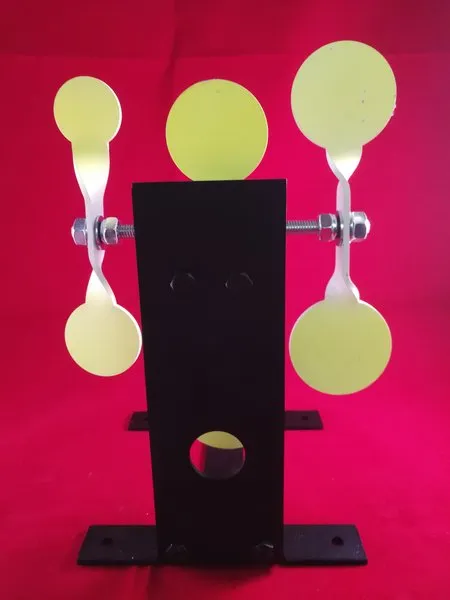 Cordless Resetting Airgun Target with Side Spinners LRG & STD