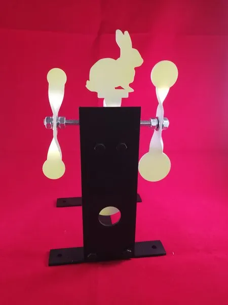 Bunny Cordless Resetting Airgun Target-Side Spinners-STD-SS