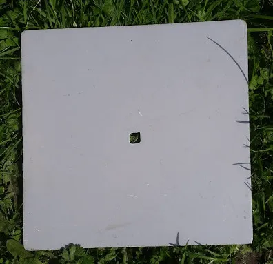 6 inch IPAS target in grey