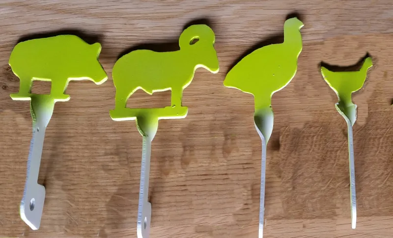 NRA style Chicken,Turkey,Hog & Ram knock down airgun target set