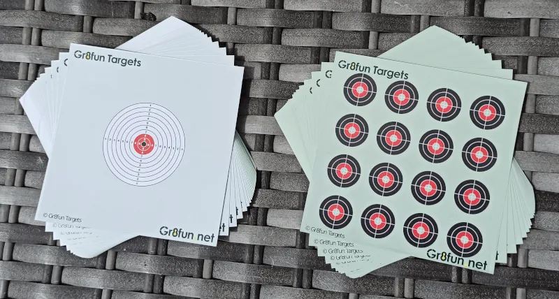 [14cm-25Bulls] 14cm 25 bulls and 5m target - 100 pack