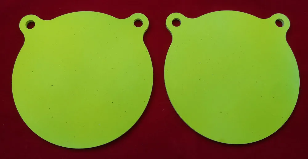 [RG-ROUND-2] Air Rifle 4 Inch Round Gong Airgun Target - Twin Pack