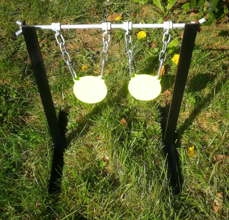 [ARG-double-3inch] Air Rifle 3 inch Gong Airgun Target - Double
