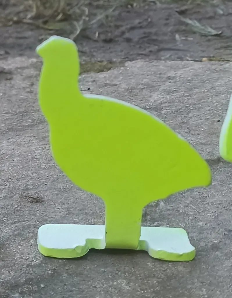 [NRATurkeySingle] NRA Style Turkey Knockdown Airgun Target 1/10 single target