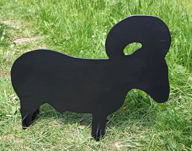 [NRA-Ram-halfScale] NRA Style Ram Knoockdown Airgun Target 1/2 Scale