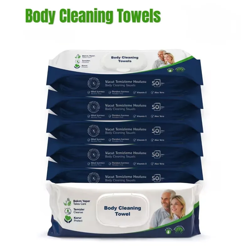 [Homeprep0042] Body cleaning towels, single pack of 50