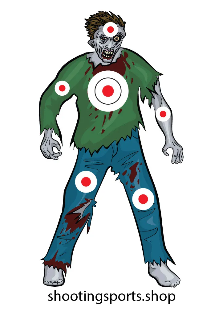 [SSSTGT0022D] Zombie Monster Targets - Paper A4 Packs (1)